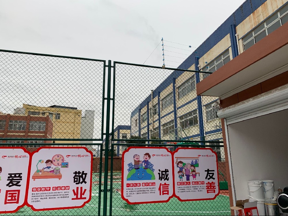 上海学校电子围栏安装测试完成